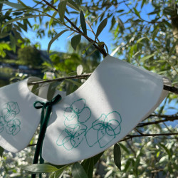 Colletto decorato Fiori