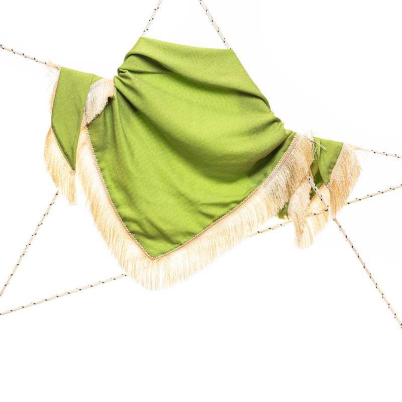 Foulard con frange