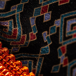 Foulard con frange