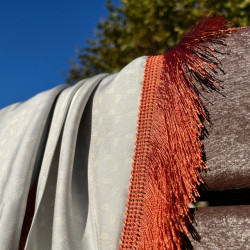 Foulard con frange