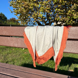 Foulard con frange