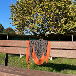 Foulard con frange