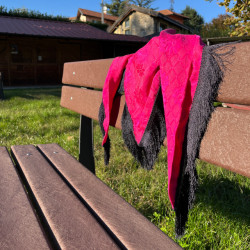 Foulard con frange